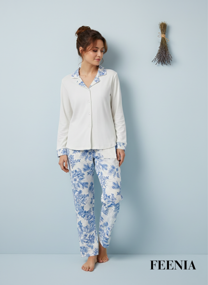 Jasminelle Termal Kumaş Pijama Takımı